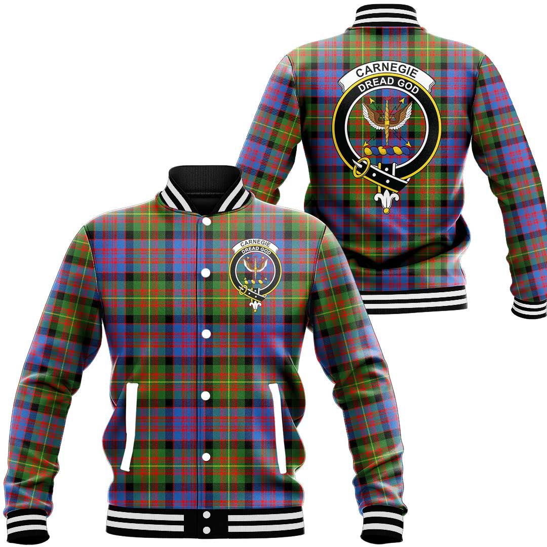 Carnegie Ancient Tartan Classic Crest Baseball Jacket