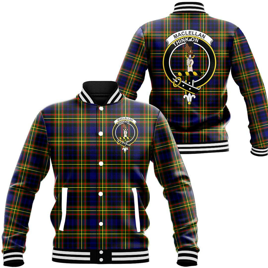 MacLellan Modern Tartan Classic Crest Baseball Jacket