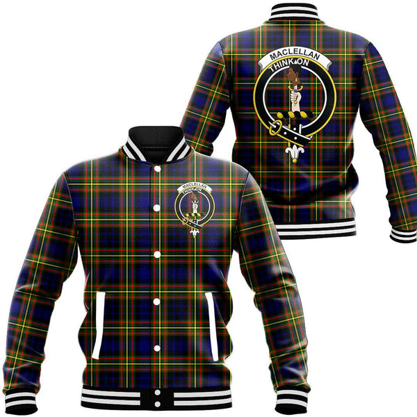 MacLellan Modern Tartan Classic Crest Baseball Jacket