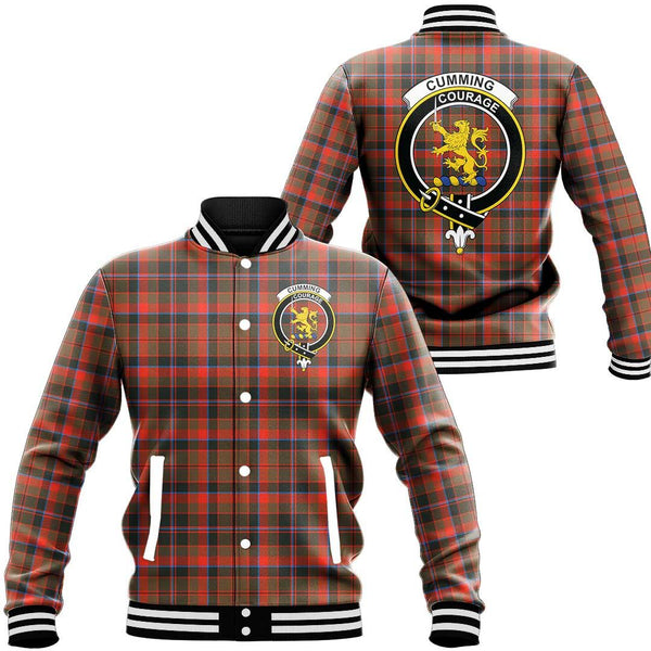 Cumming Hunting Weathered Tartan Classic Crest Baseball Jacket