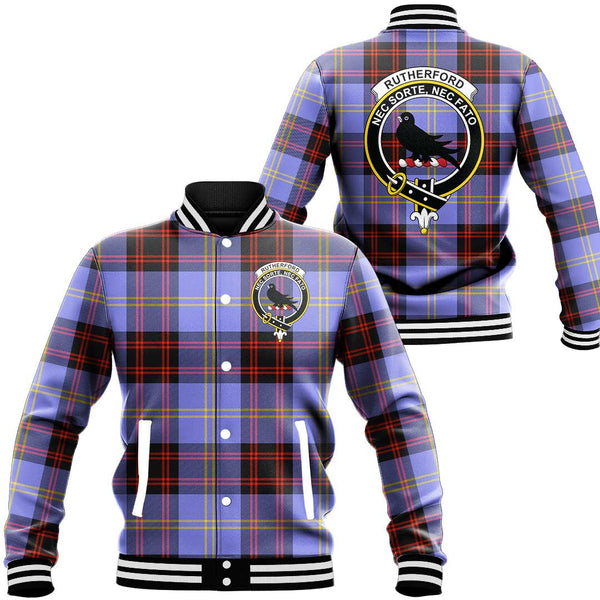 Rutherford Tartan Classic Crest Baseball Jacket