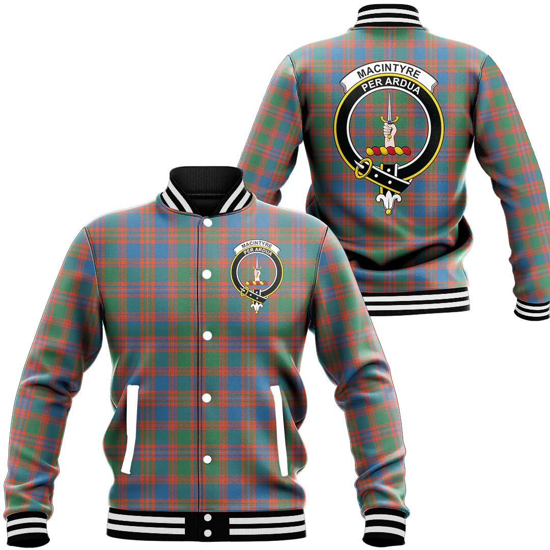 MacIntyre Ancient Tartan Classic Crest Baseball Jacket