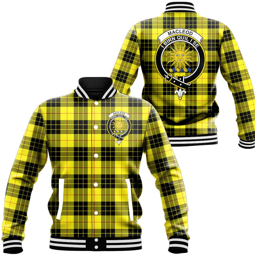 MacLeod of Lewis Modern Tartan Classic Crest Baseball Jacket