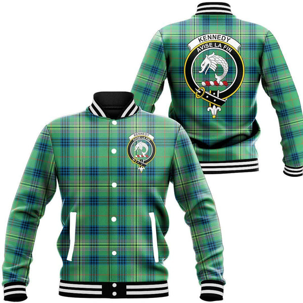 Kennedy Ancient Tartan Classic Crest Baseball Jacket