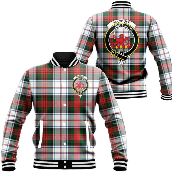 MacDuff Dress Modern Tartan Classic Crest Baseball Jacket