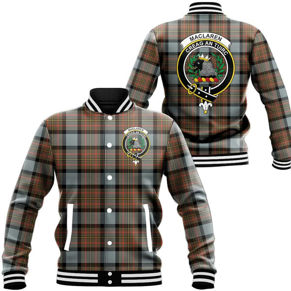 MacLaren Weathered Tartan Classic Crest Baseball Jacket