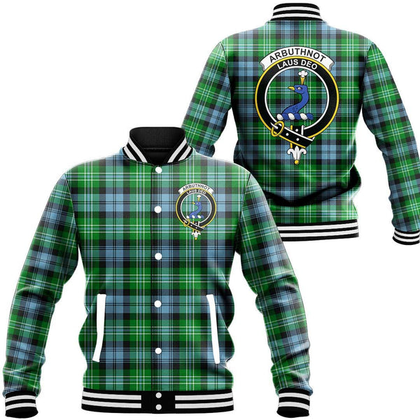 Arbuthnot Ancient Tartan Classic Crest Baseball Jacket