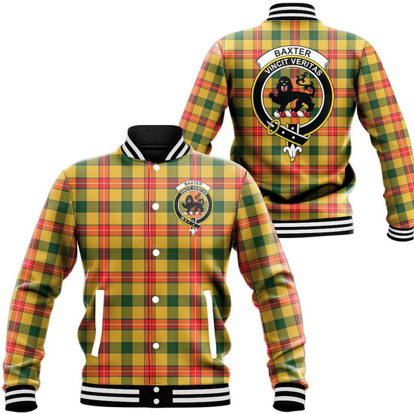 Baxter Modern Tartan Classic Crest Baseball Jacket