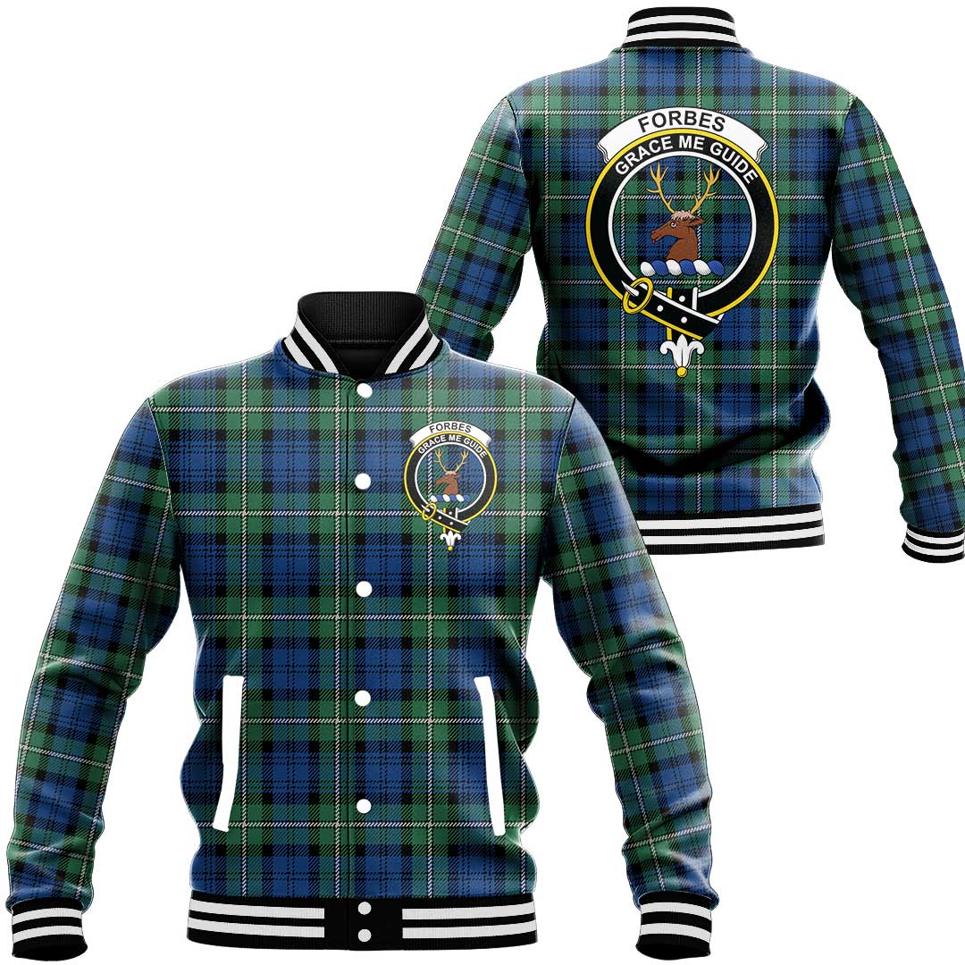 Forbes Ancient Tartan Classic Crest Baseball Jacket