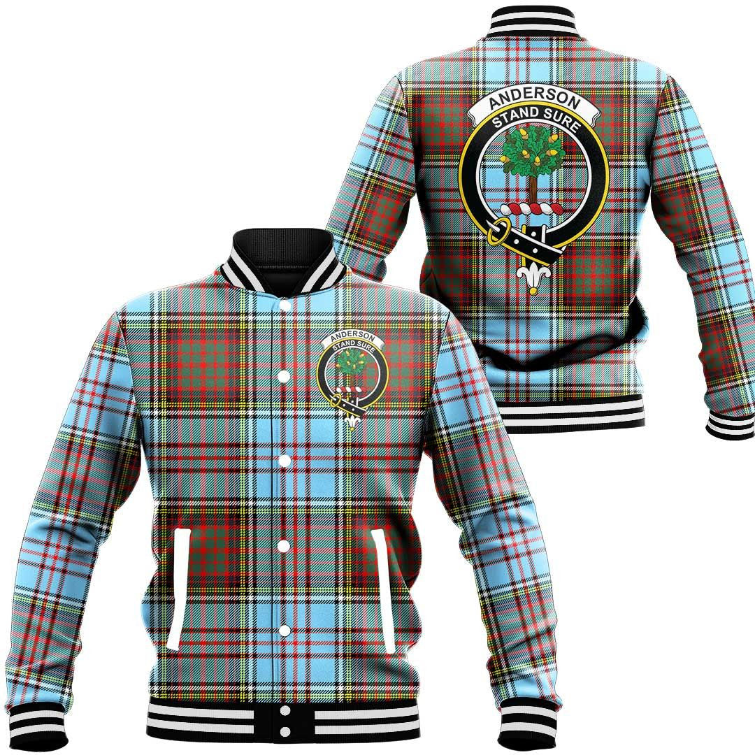 Anderson Ancient Tartan Classic Crest Baseball Jacket