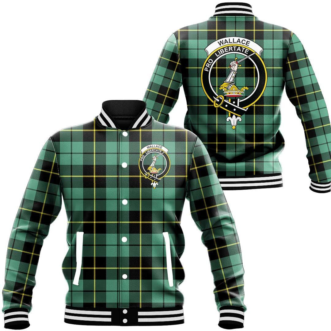 Wallace Hunting Ancient Tartan Classic Crest Baseball Jacket