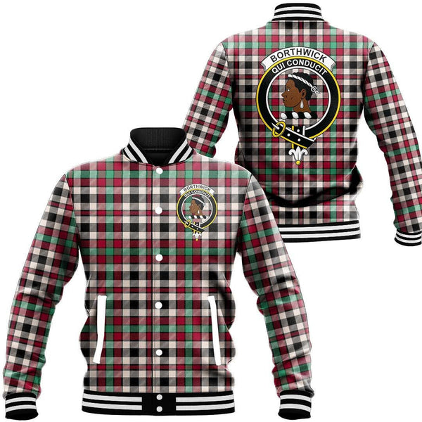 Borthwick Dress Ancient Tartan Classic Crest Baseball Jacket