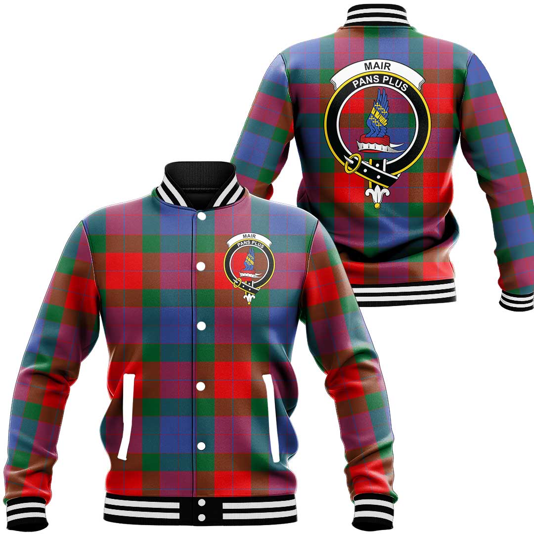 Mar Tartan Classic Crest Baseball Jacket