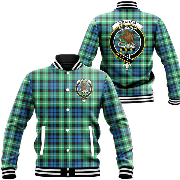 Graham of Montrose Ancient Tartan Classic Crest Baseball Jacket