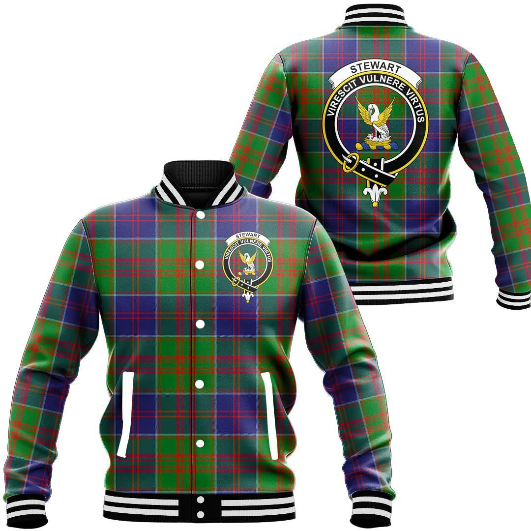 Stewart of Appin Hunting Modern Tartan Classic Crest Baseball Jacket