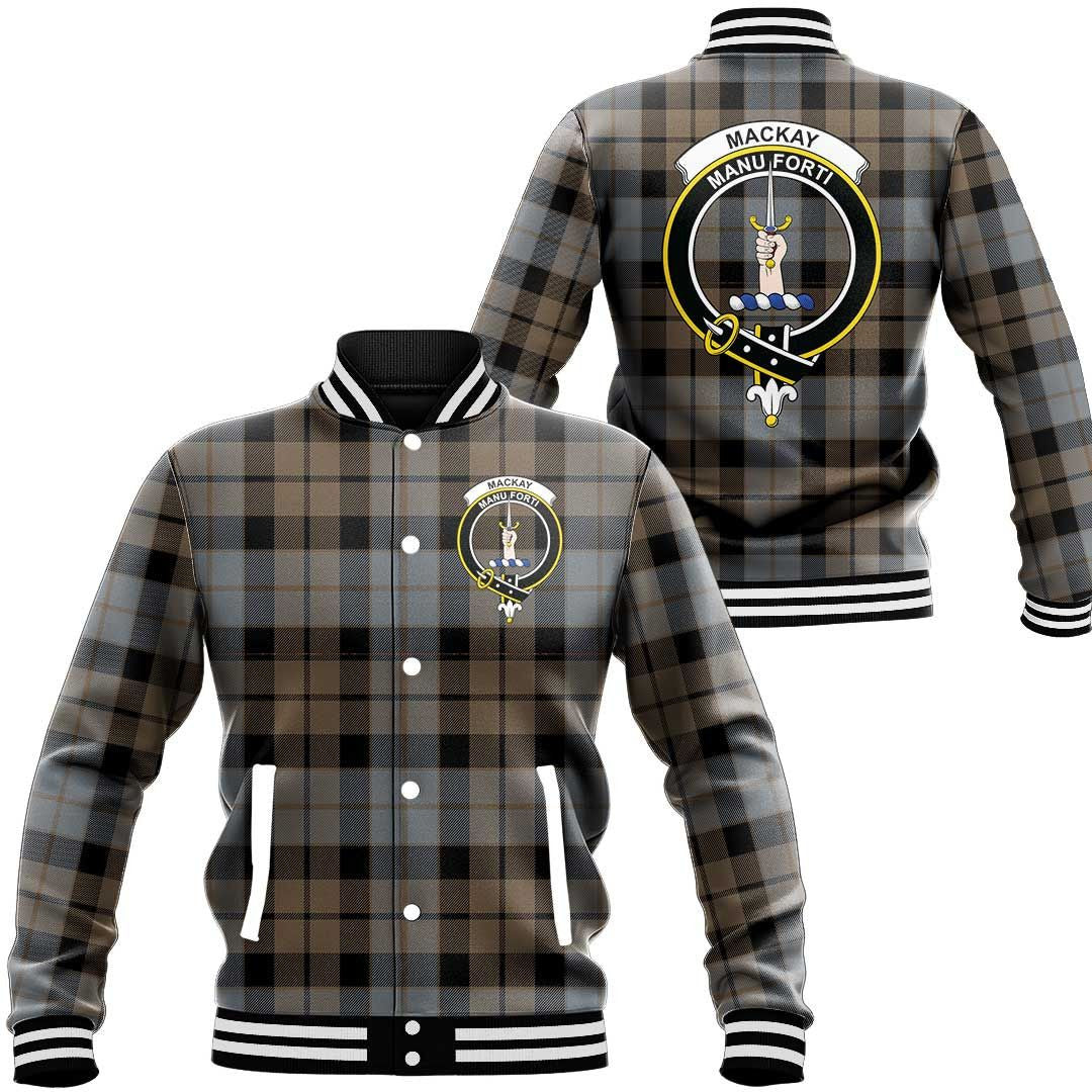 MacKay Weathered Tartan Classic Crest Baseball Jacket