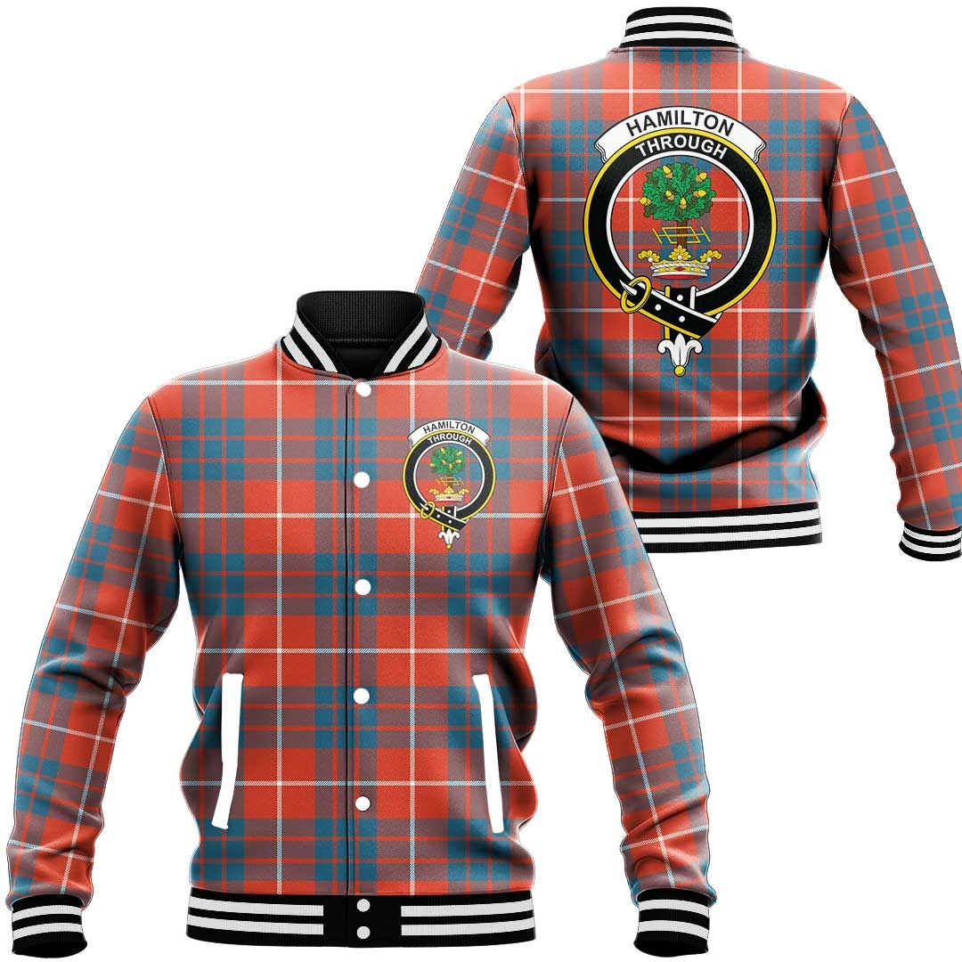 Hamilton Ancient Tartan Classic Crest Baseball Jacket