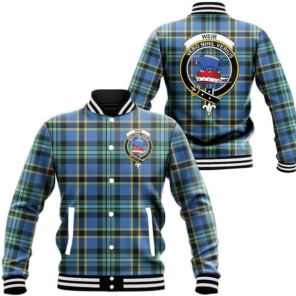 Weir Ancient Tartan Classic Crest Baseball Jacket