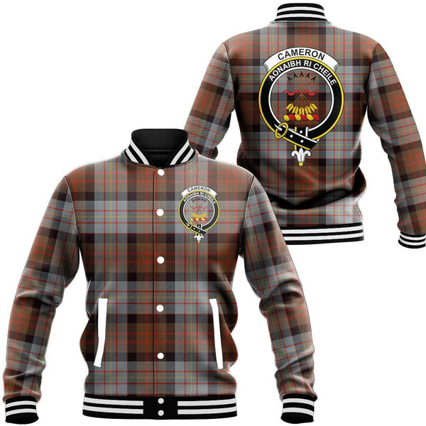 Cameron of Erracht Weathered Tartan Classic Crest Baseball Jacket