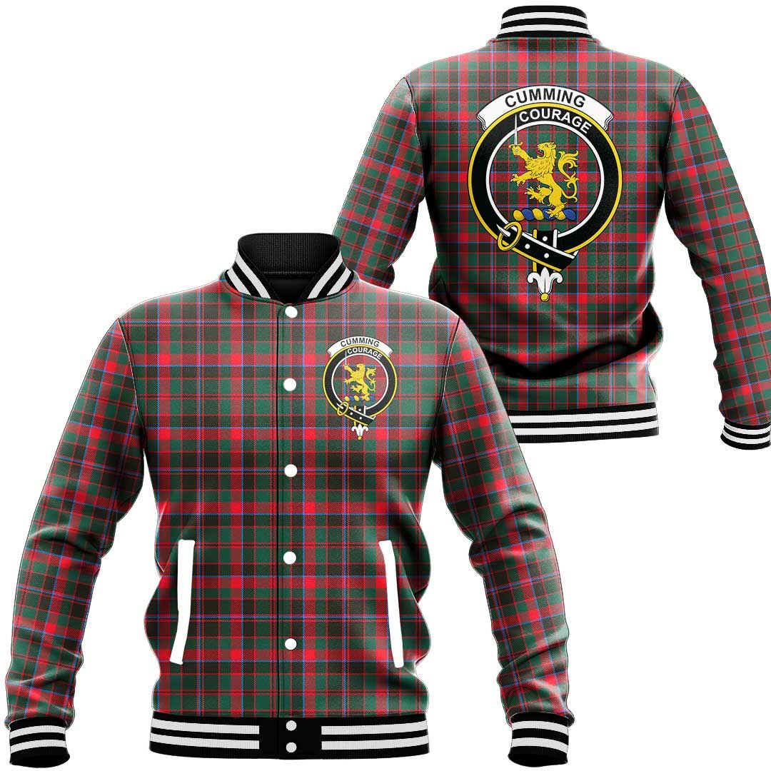 Cumming Hunting Modern Tartan Classic Crest Baseball Jacket