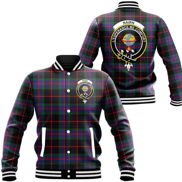 Nairn Tartan Classic Crest Baseball Jacket