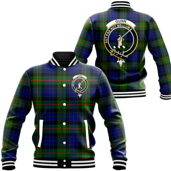 Gunn Modern Tartan Classic Crest Baseball Jacket