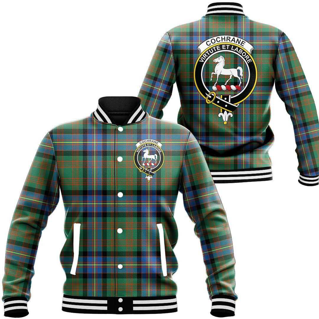 Cochrane Ancient Tartan Classic Crest Baseball Jacket