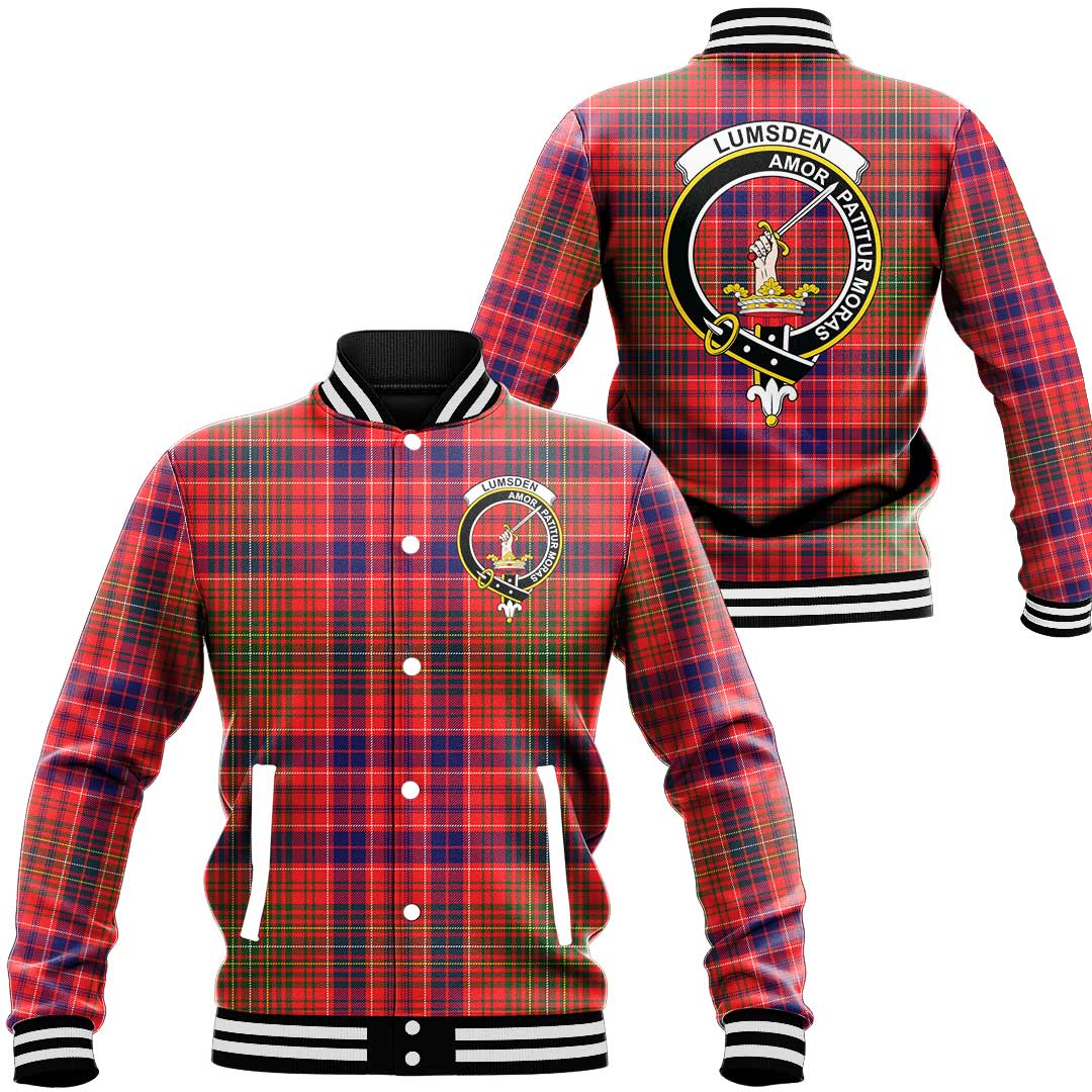 Lumsden Modern Tartan Classic Crest Baseball Jacket