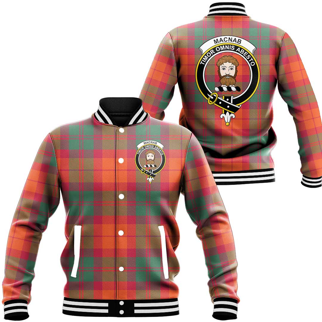 MacNab Ancient Tartan Classic Crest Baseball Jacket