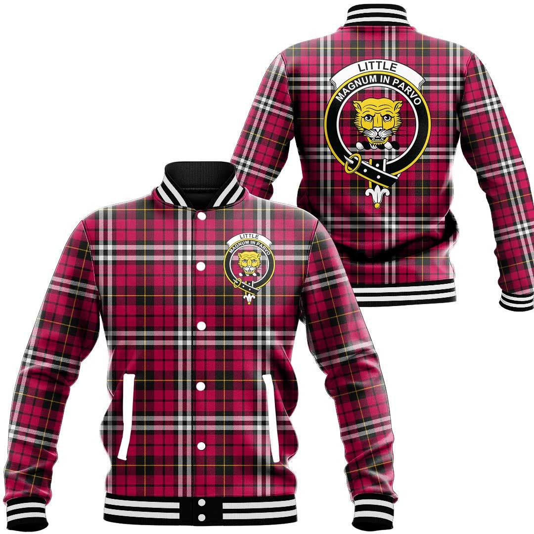 Little Tartan Classic Crest Baseball Jacket