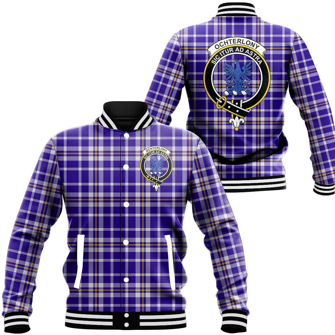 Ochterlony Tartan Classic Crest Baseball Jacket