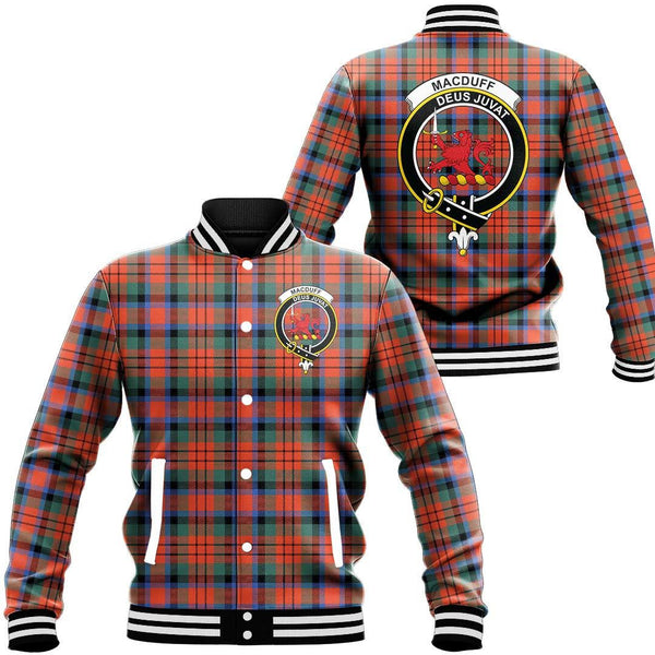 MacDuff Ancient Tartan Classic Crest Baseball Jacket