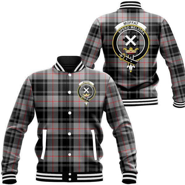 Moffat Modern Tartan Classic Crest Baseball Jacket