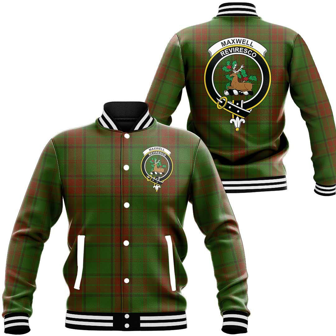 Maxwell Hunting Tartan Classic Crest Baseball Jacket