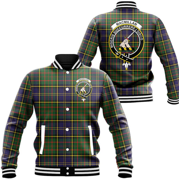 MacMillan Hunting Modern Tartan Classic Crest Baseball Jacket