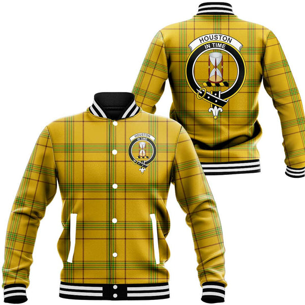 Houston Tartan Classic Crest Baseball Jacket