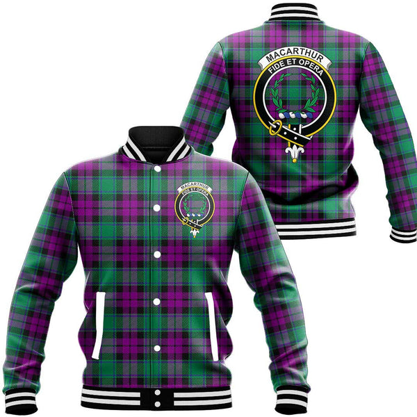 MacArthur ��� Milton Tartan Classic Crest Baseball Jacket