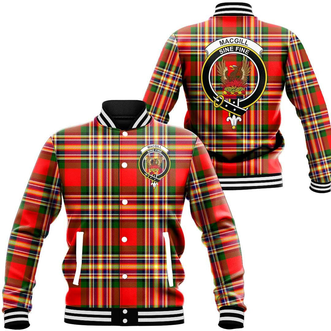 MacGill Modern Tartan Classic Crest Baseball Jacket