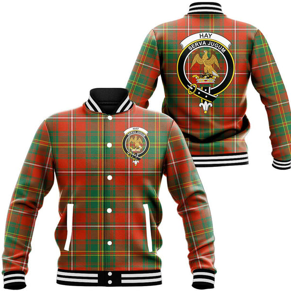 Hay Ancient Tartan Classic Crest Baseball Jacket