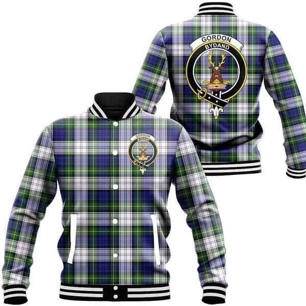 Gordon Dress Modern Tartan Classic Crest Baseball Jacket