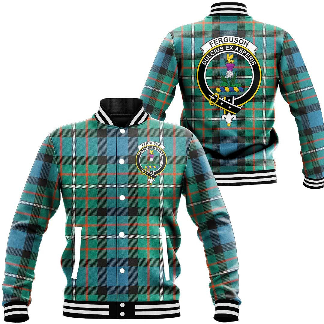 FERGUSON ANCIENT Tartan Classic Crest Baseball Jacket