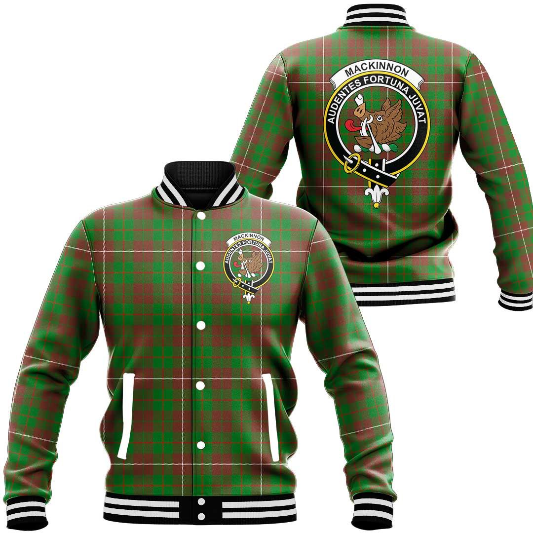 MacKinnon Hunting Modern Tartan Classic Crest Baseball Jacket