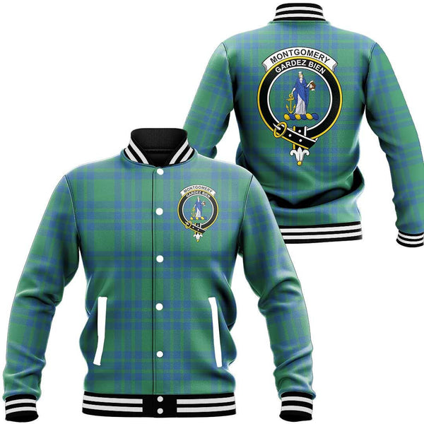 Montgomery Ancient Tartan Classic Crest Baseball Jacket