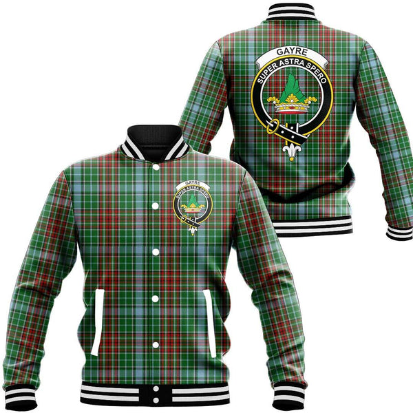 Gayre Tartan Classic Crest Baseball Jacket