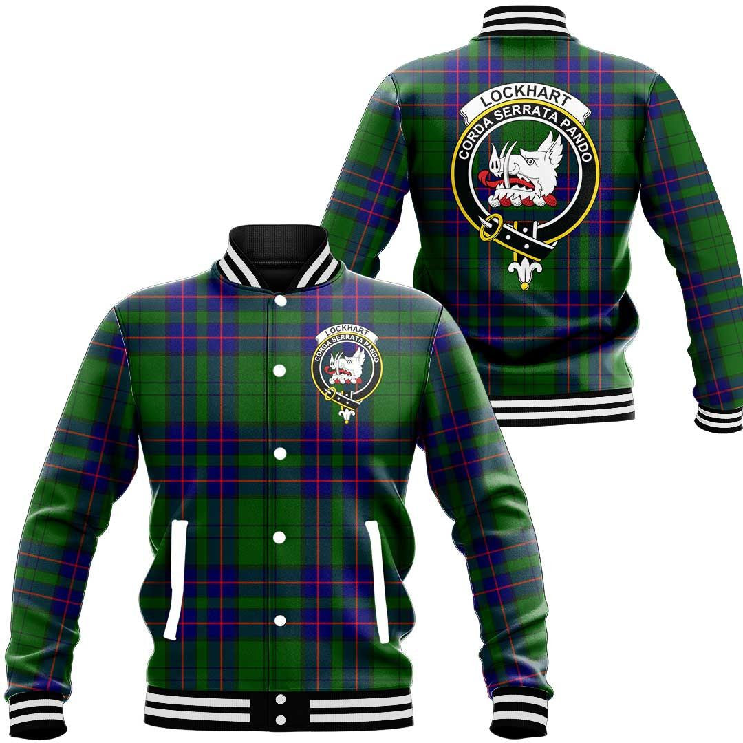 Lockhart Tartan Classic Crest Baseball Jacket