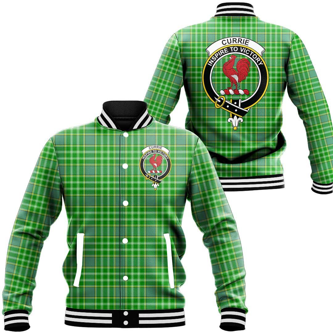 Currie Tartan Classic Crest Baseball Jacket