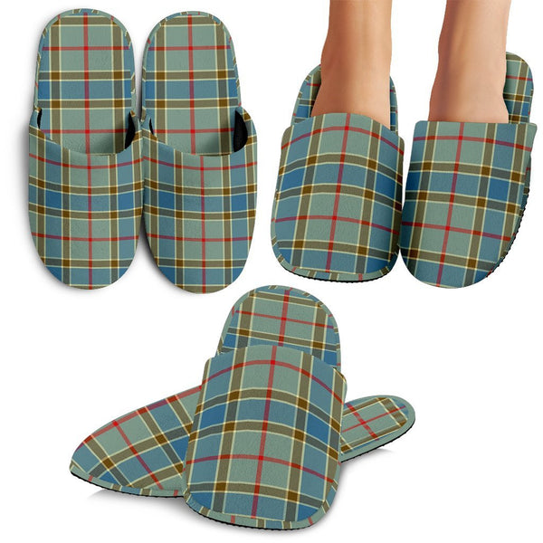 Balfour Blue Tartan Classic Slippers