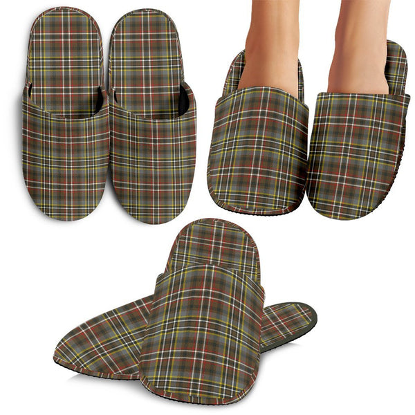 Scott Green Weathered Tartan Classic Slippers