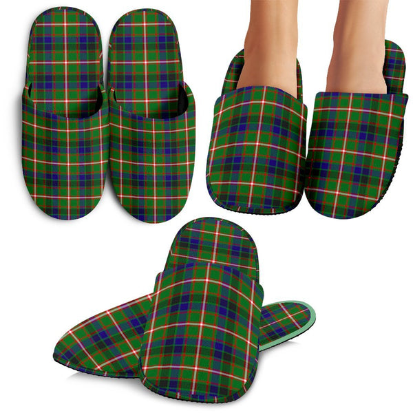 Reid Green Tartan Classic Slippers