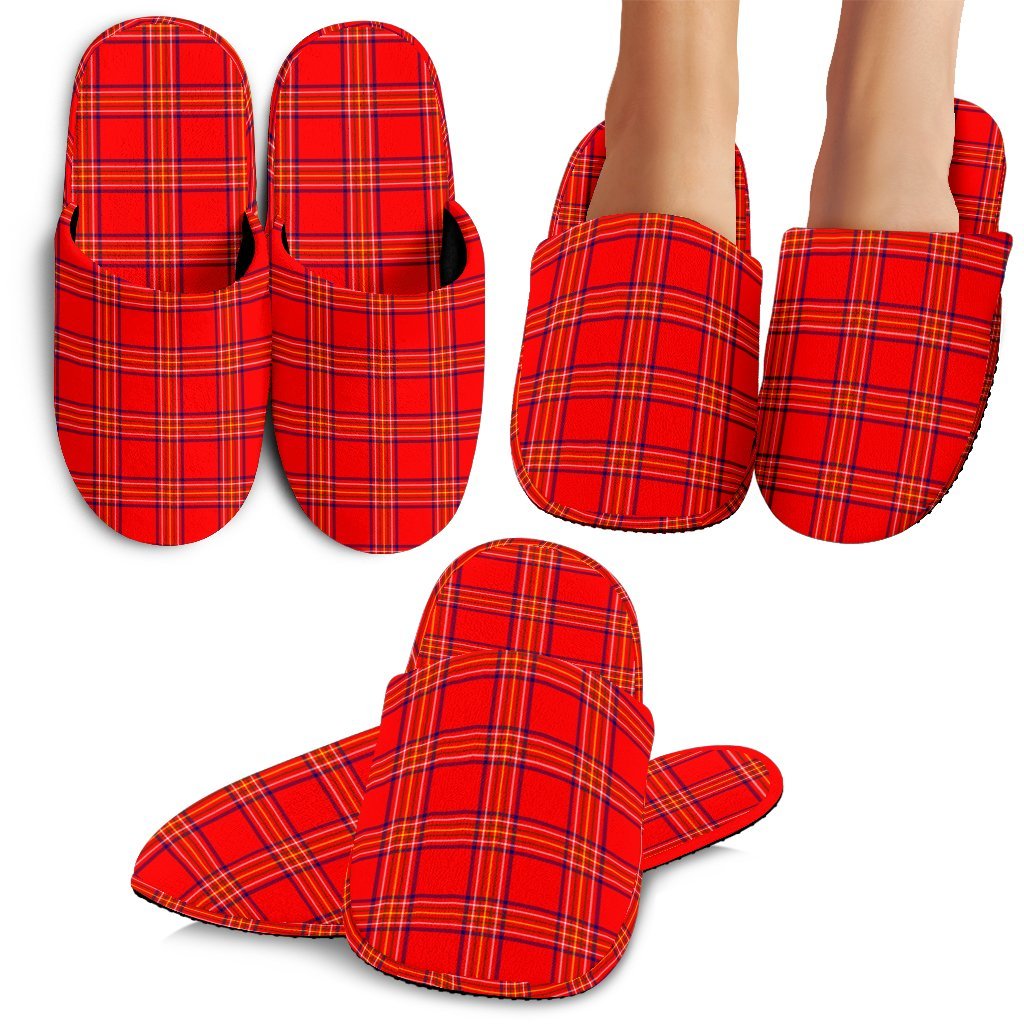 Burnett Modern Tartan Classic Slippers